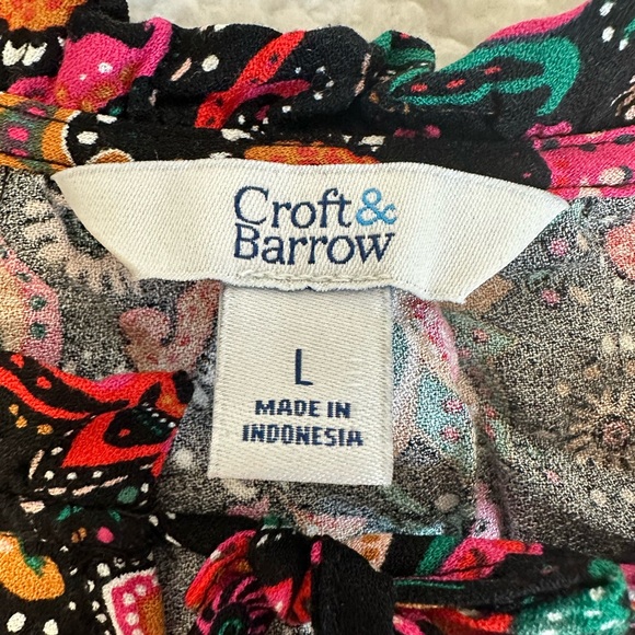 Croft & Barrow blouse. Women’s size large. - Picture 5 of 10